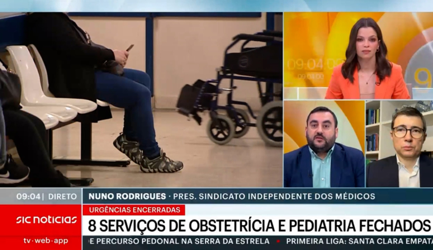 SIC Notícias: SIM em entrevista sobre o encerramento de Urgências